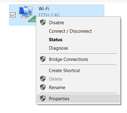 wifi properties