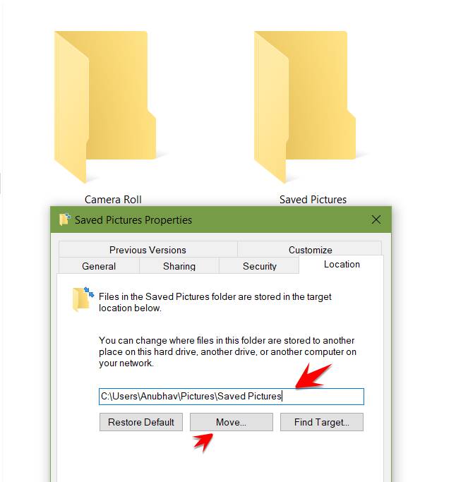 Windows 10: How to Hide or Delete the Camera Roll and Saved Pictures Folders