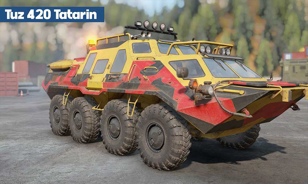 snowrunner vehicles