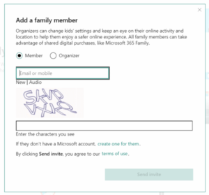 SETUP MICROSOFT FAMILY ACCOUNT visual data 2