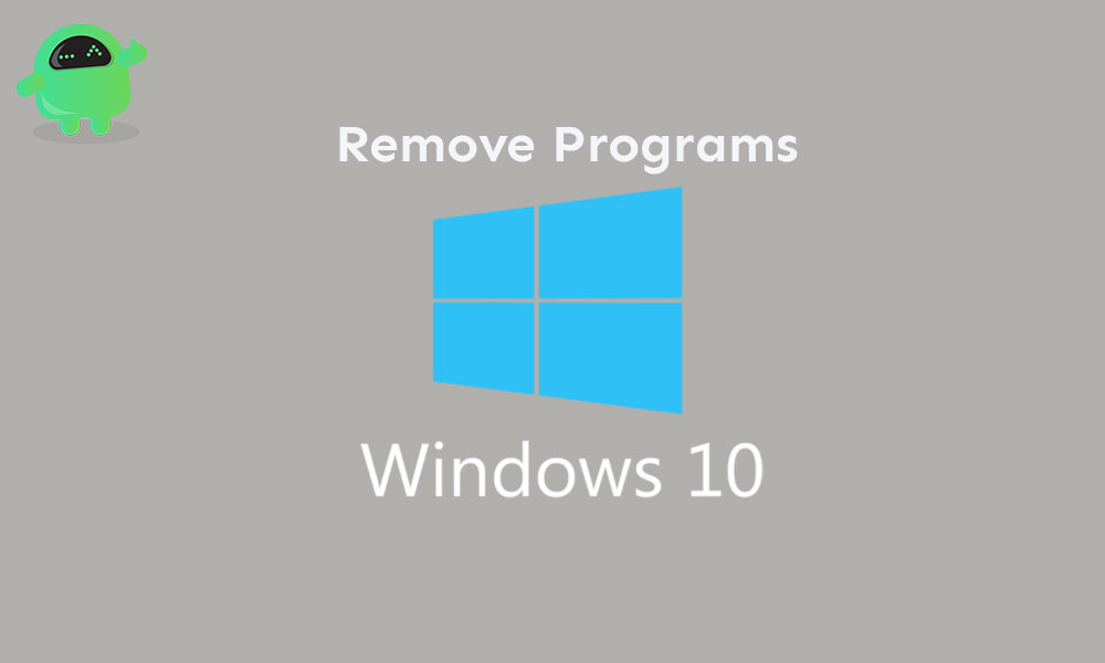 not able to uninstall a program in windows 10