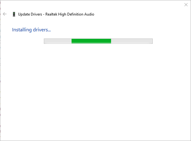 Refresh Installed Realtek HD Audio Driver - Windows 10