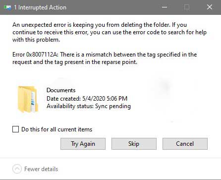 Fix Error 0x8007112A When Deleting or Moving Folders