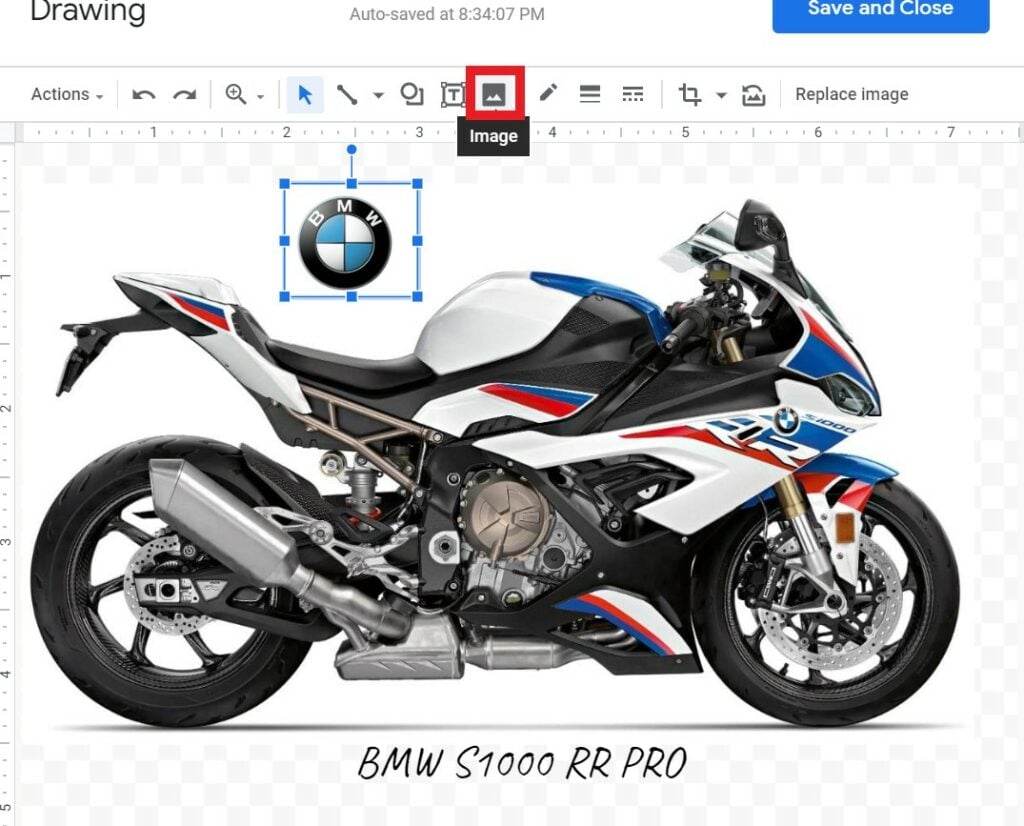 How to Add Image over another image in Google Doc