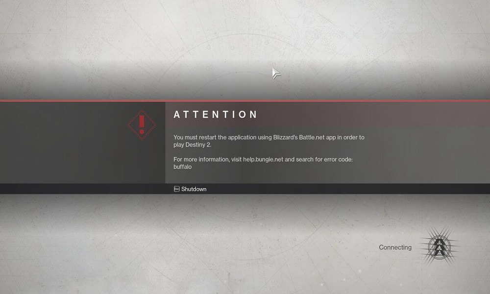 What is Destiny 2 Error Code Buffalo? - there any Fix?