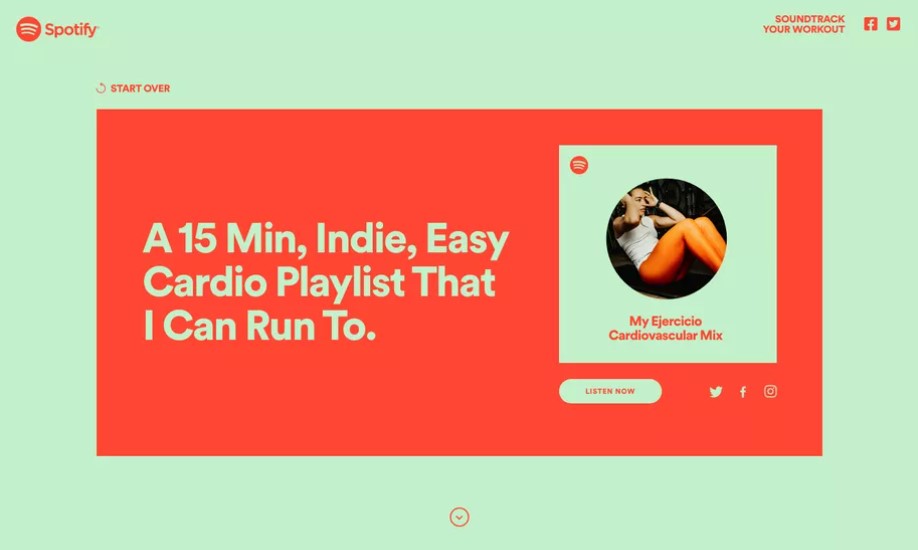 custom workout playlist