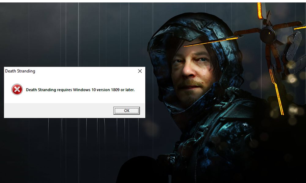 death stranding windows 10 version 1809