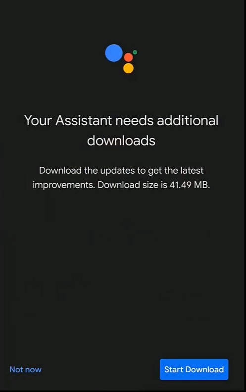 download google assistant files