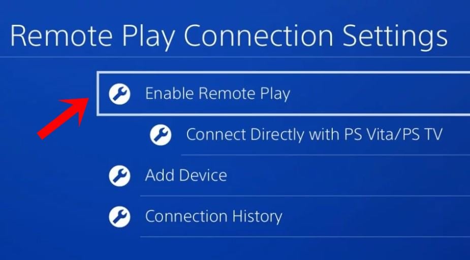 enable ps4 remote play