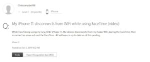 Facetime Forcing to Use LTE instead of WiFi network: How to Fix?
