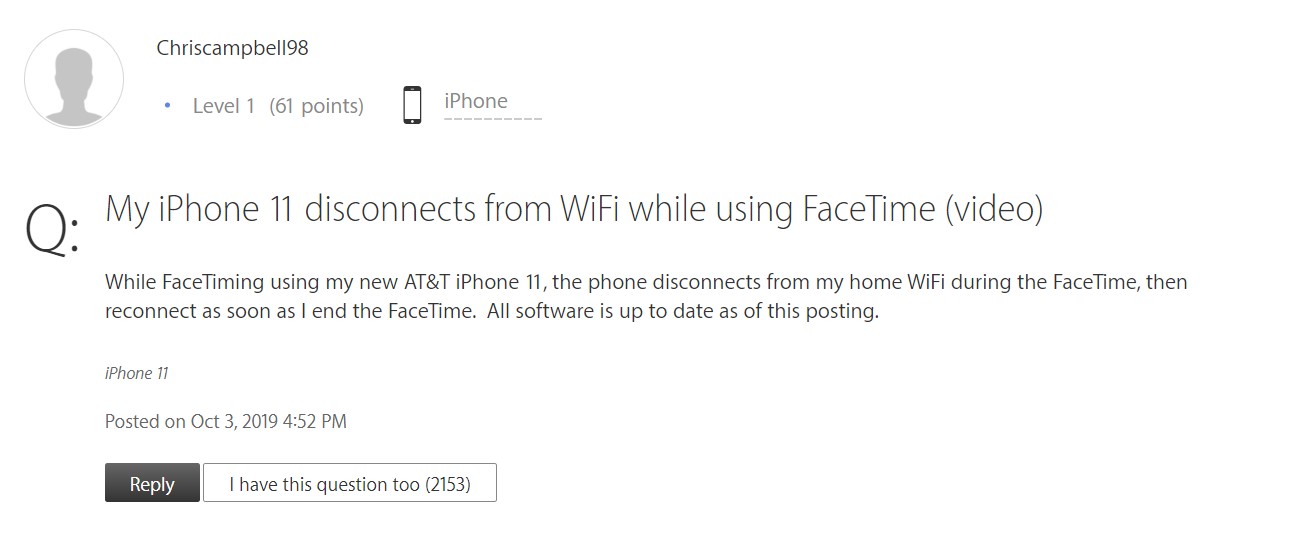 Facetime Forcing to Use LTE instead of WiFi network: How to Fix?