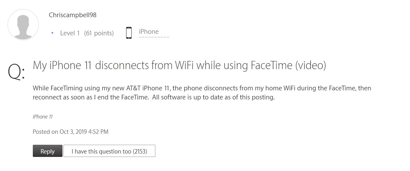 facetime lte wifi forum