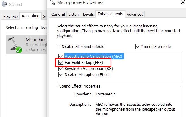 mic recording volume reset to 10