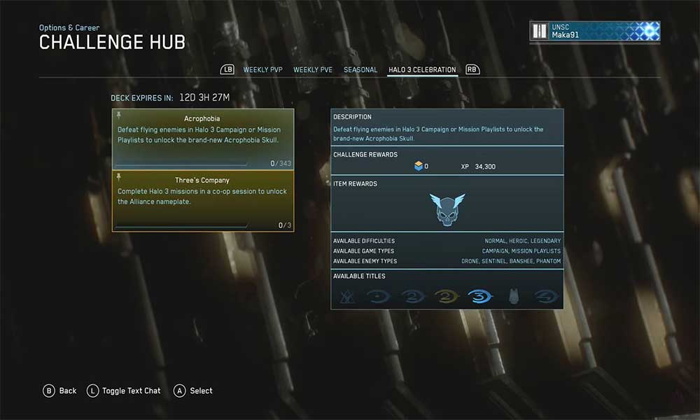 How to Get the Acrophobia Skull in Halo 3