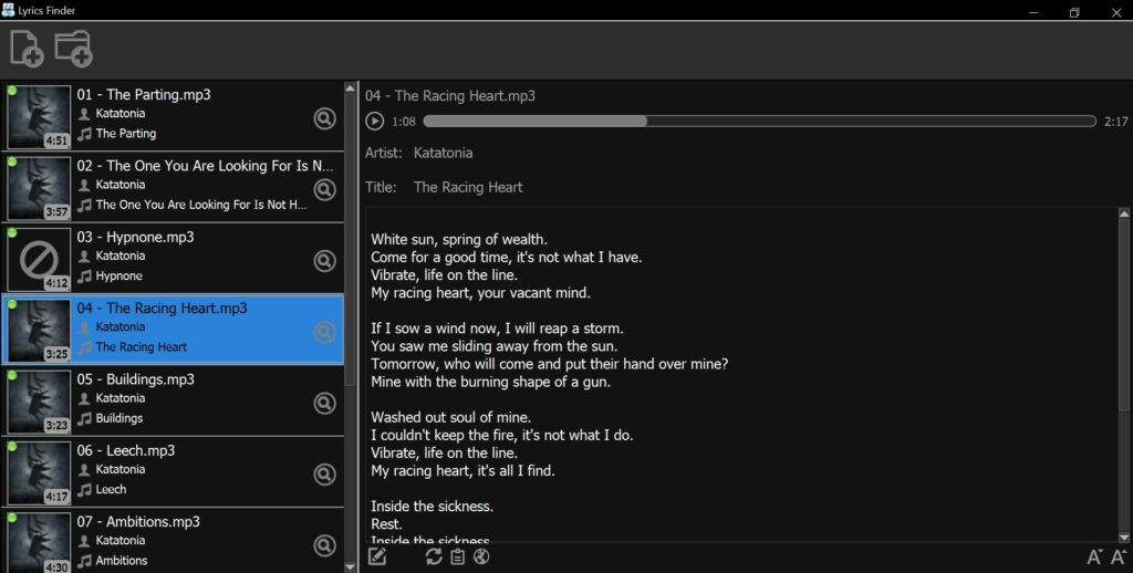 Automatically Add Lyrics to a MP3 song file