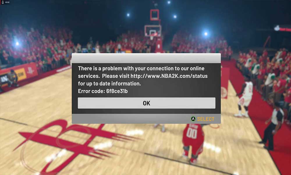 How to Fix NBA 2K20 Error Code 6f8ce31b