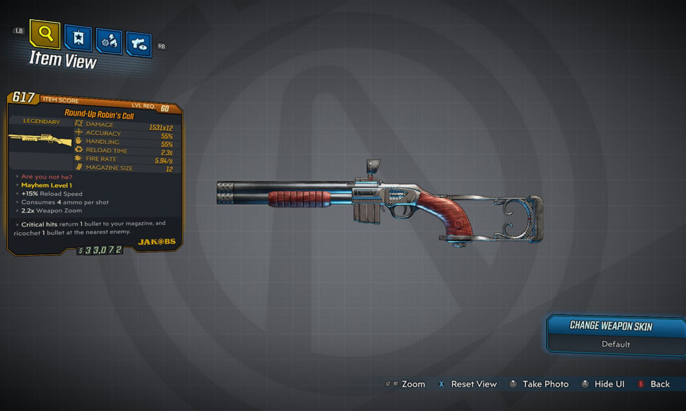 Robin's Call Legendary Shotgun: Borderlands 3 Bounty of Blood