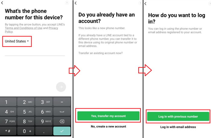 how do i change my phone number on line