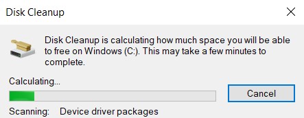 temporary files scanning