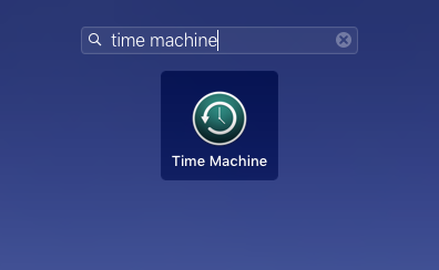 time machine macos