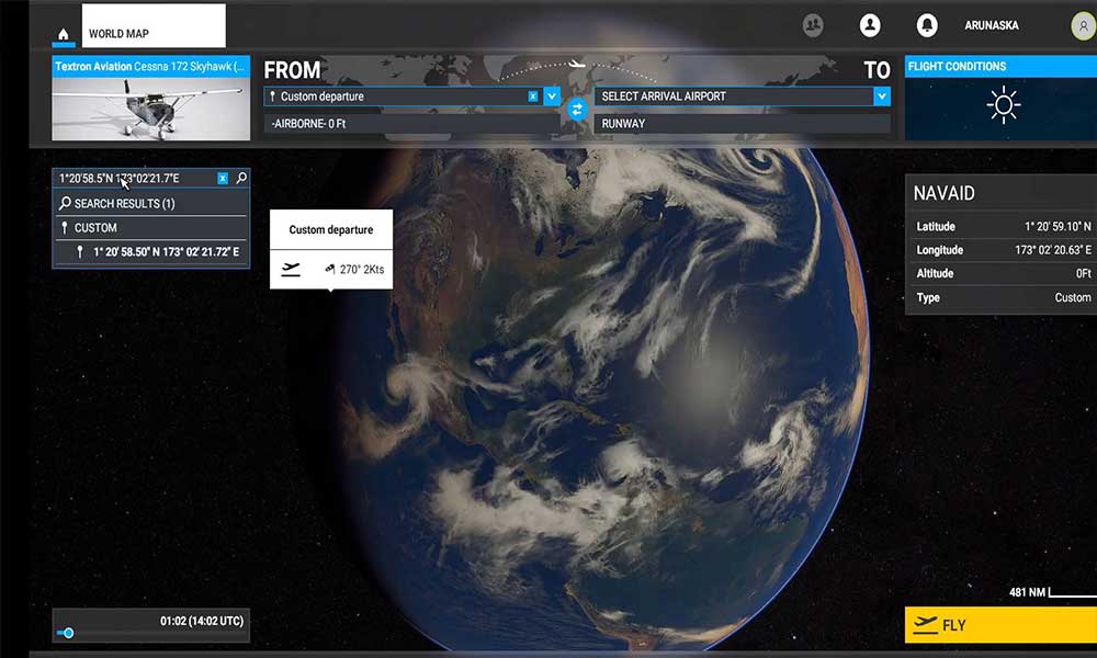 Microsoft Flight Simulator 2020: How to Spawn Anywhere in the World?