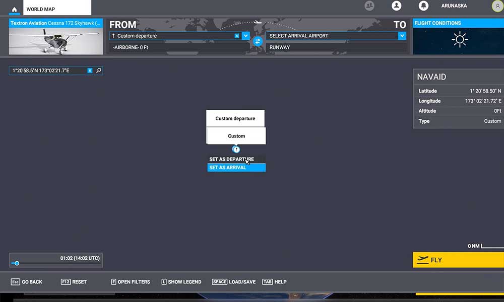 Microsoft Flight Simulator 2020: How to Spawn Anywhere in the World?