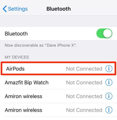 Fix AirPods - Won't Connect