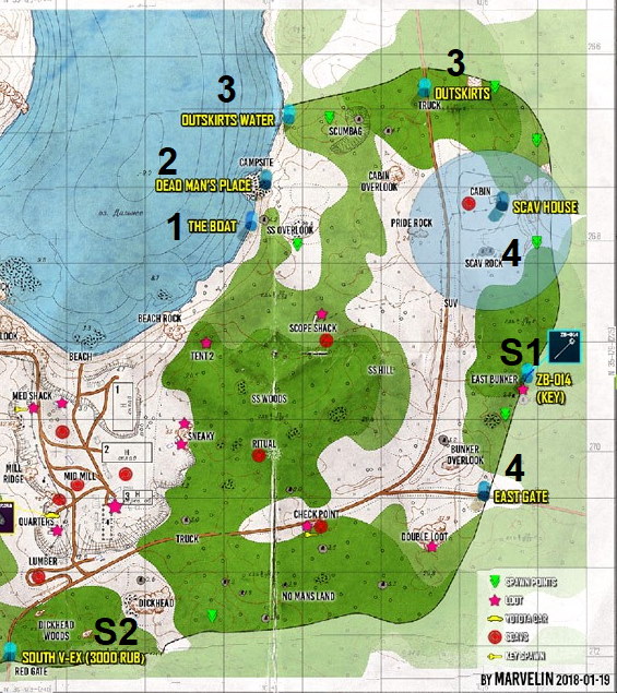 Escape From Tarkov Woods Map Guide