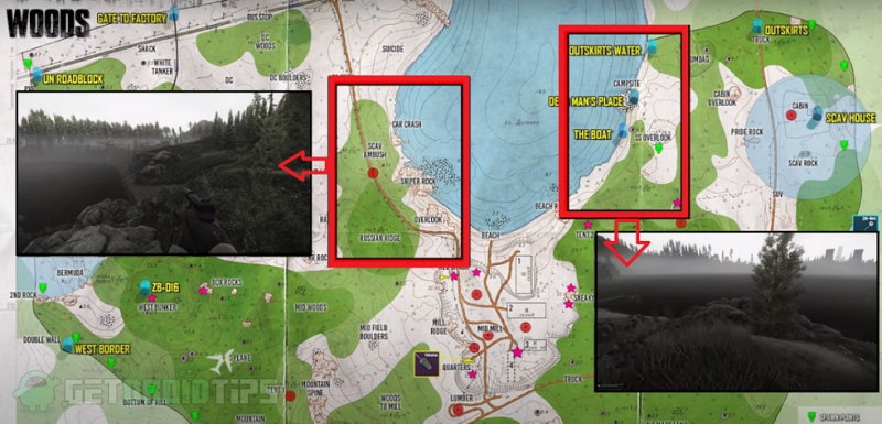 Escape From Tarkov Woods Map Guide Escape From Tarkov Woods Map Guide