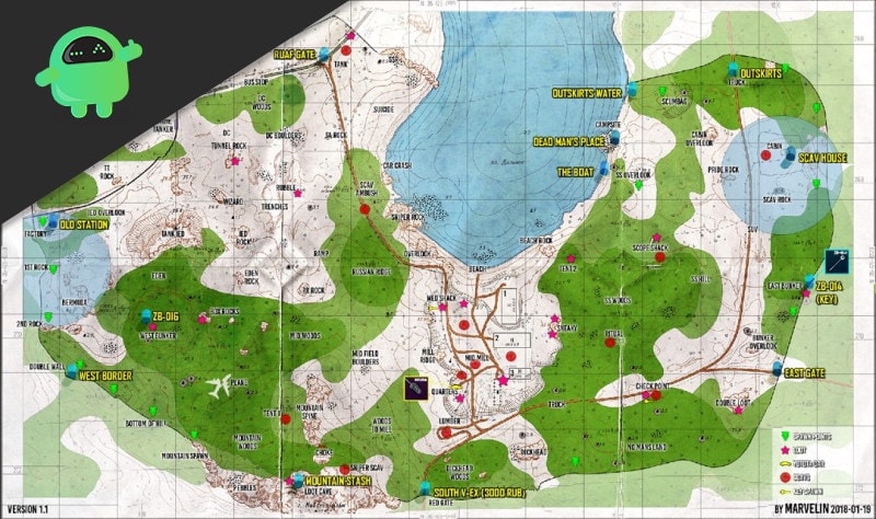 Escape from Tarkov Woods Map Guide