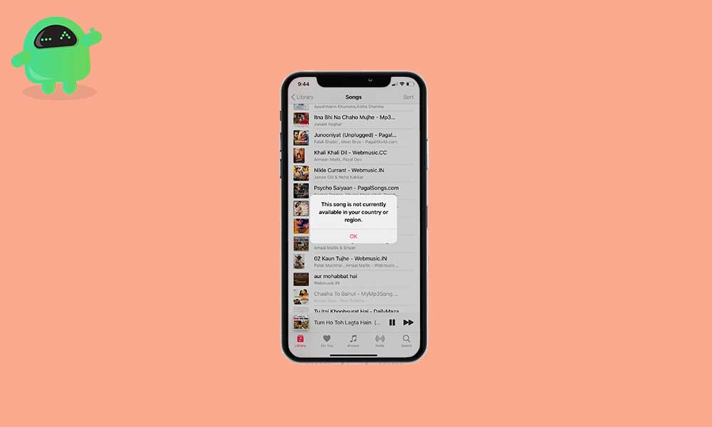 Fix: Apple Music's This Song Is Not Available in Your Region Error