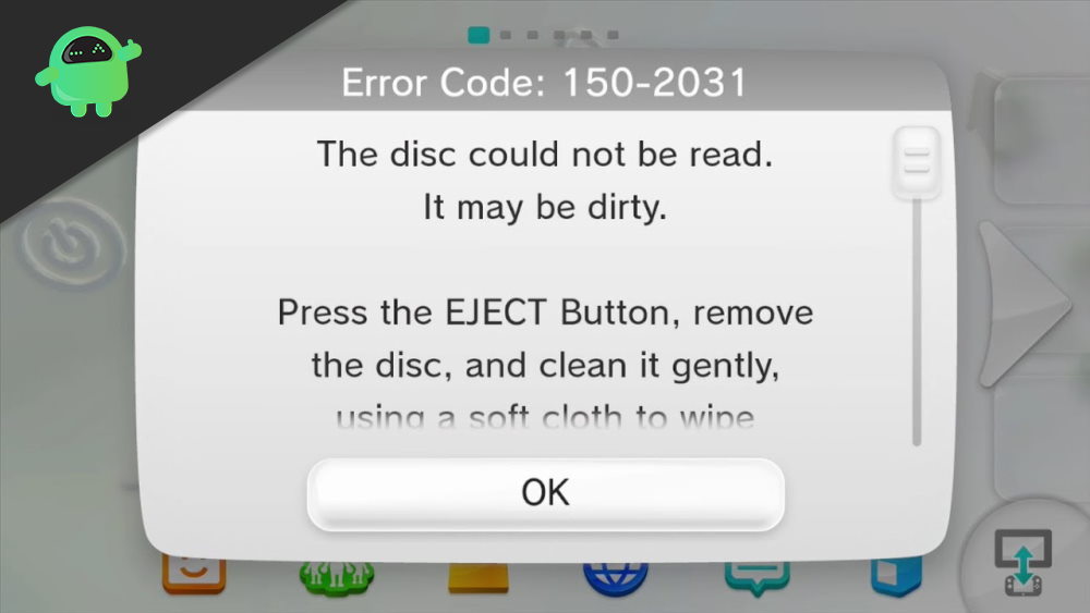 Fix Wii U Error Code 150 2031- Troubleshoot