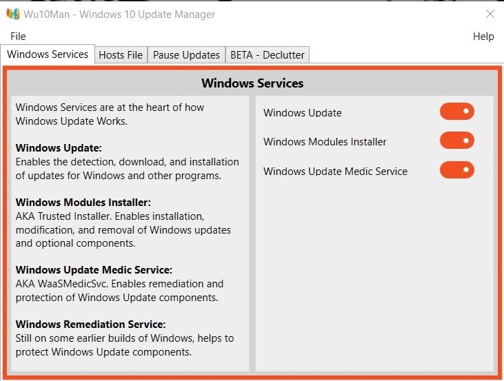 How to Stop Windows 10 Updates using Wu10Man