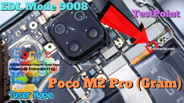 Poco M2 Pro ISP EMMC PinOUT