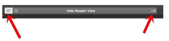 Reader view mac