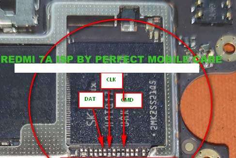 Redmi 7A ISP EMMC PinOUT | Test Point | Reboot to 9008 EDL Mode