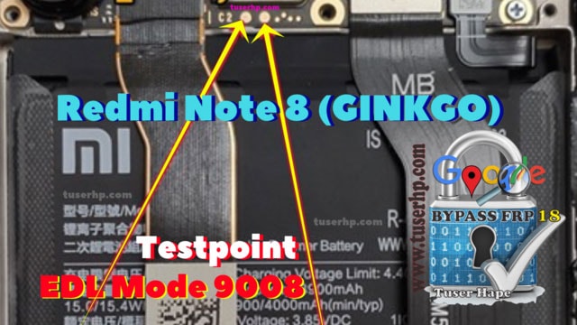 Redmi Note 8 ISP EMMC PinOUT | Test Point | EDL Mode 9008