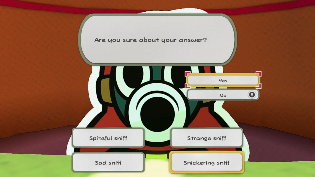 Paper Mario: The Origami King Snifit Mood Guide