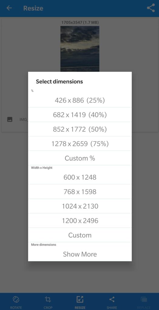 How to Increase Resolution of Image in Android Phone?