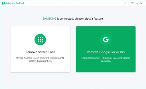 Tenorshare 4uKey Android bypass Google verification