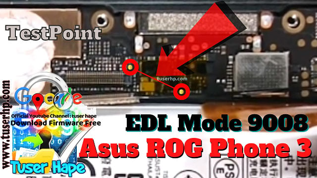 Asus ROG Phone 3 ISP EMMC PinOUT | Test Point Reboot to 9008 EDL Mode