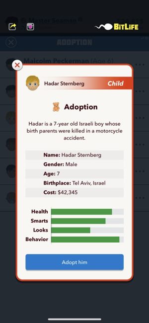 adop child bitlife