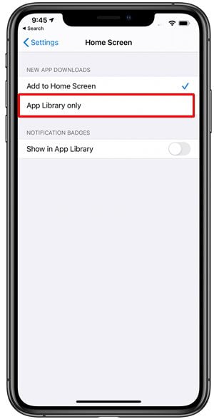 app library only