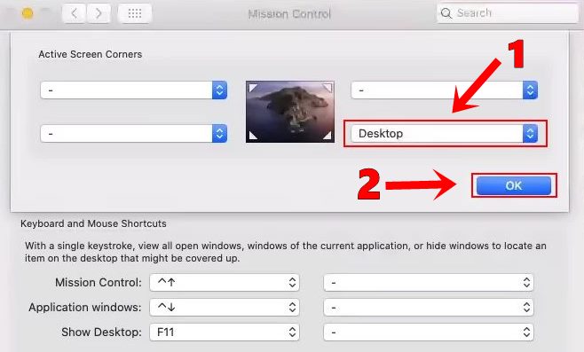 desktop minimze applications