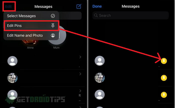 How to pin conversations on iMessage