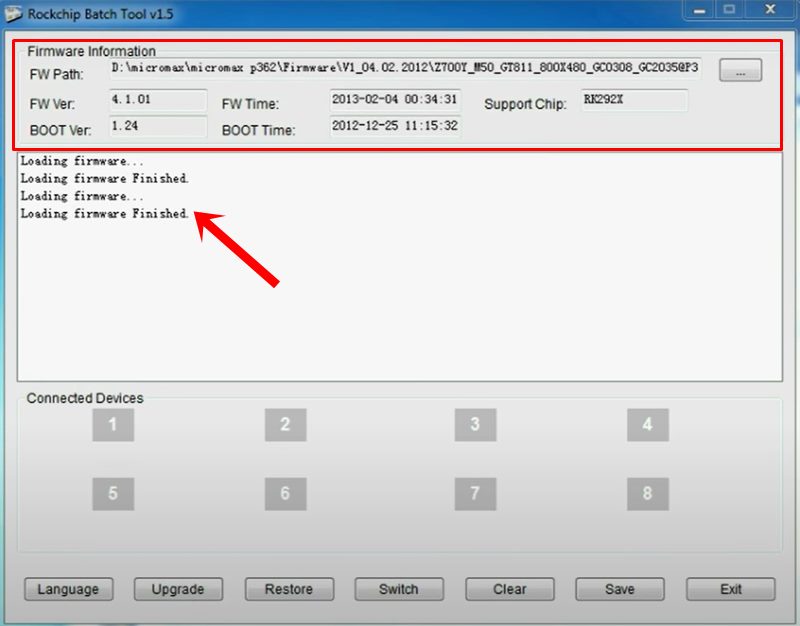 firmware loaded Rockchip Batch