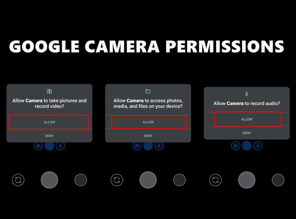google camera note 20 permissions