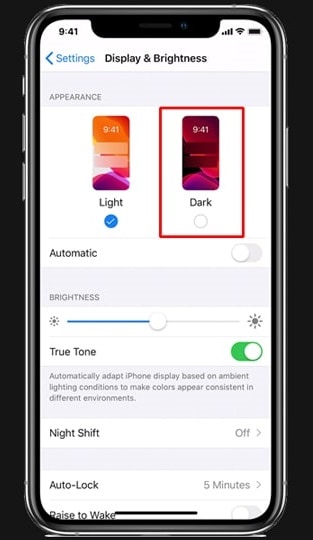 iOS-Dark-mode