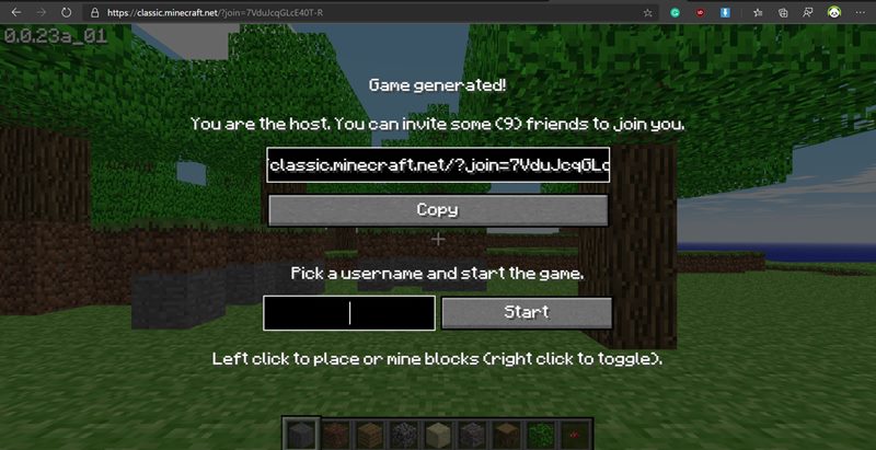 minecraft classic