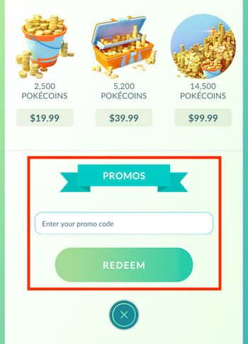 pokemon go redeem android